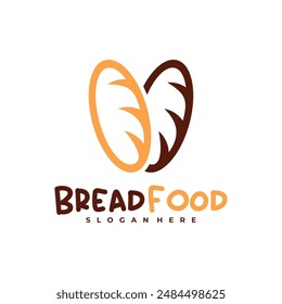 Bread Food logo vector template, Creative Bread logo design concepts