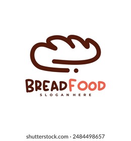 Bread Food logo vector template, Creative Bread logo design concepts