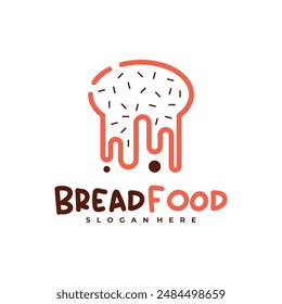 Bread Food logo vector template, Creative Bread logo design concepts