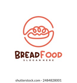 Bread Food logo vector template, Creative Bread logo design concepts