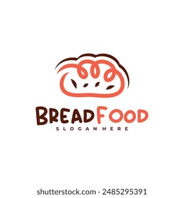 Bread Food logo vector template, Creative Bread logo design concepts