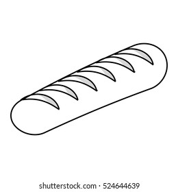 bread fresh bakery icon vector illustration graphic design