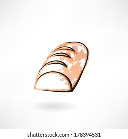 Bread grunge icon