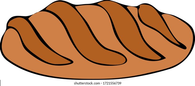 Bread hand drawn illustration. Pastry,  flour fresh bread sketches for bakery shop or cafeteria. Vector graphic, stylized image background for menu