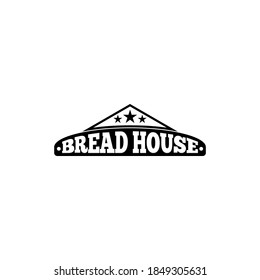 Bread House Style Logo Image Vector