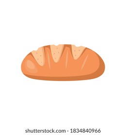 bread icon of bakery design, food shop breakfast theme Vector illustration