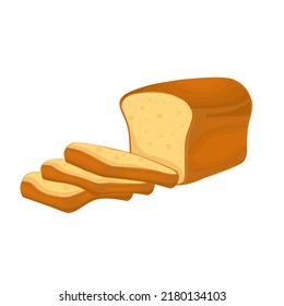Bread icon. bakery food shop and cuisine theme. isolated design. vector illustration.