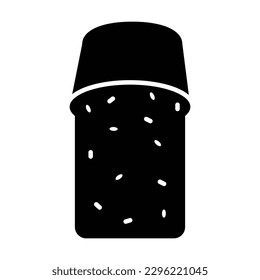 bread icon, breakfast vector, food illustration