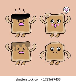 Bread Icon Cartoon Pack Bundle 