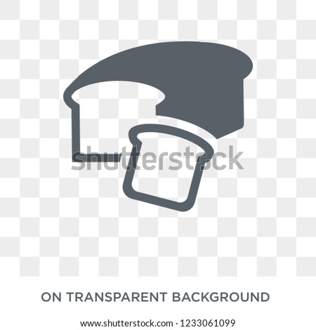 Bread icon. Bread design concept from Restaurant collection. Simple element vector illustration on transparent background.