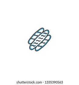 Bread icon design. Gastronomy icon vector illustration design