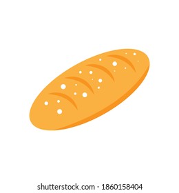 Bread icon design isolated on white background. vector illustration