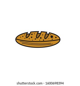 Bread icon design template EPS 10