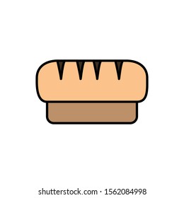 Bread icon design template trendy