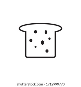 Bread Icon Design Vector Template