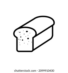 bread icon design vector templates white on background