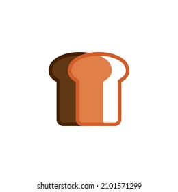 diseño de iconos de pan plantillas vectoriales blancas en el fondo