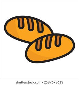 Bread Icon Element For Design