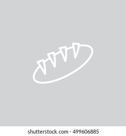 Bread Icon Flat.