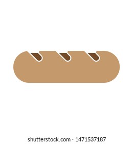 bread icon. flat illustration of bread - vector icon. bread sign symbol