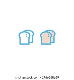 bread icon flat vector logo design trendy illustration signage symbol graphic simple