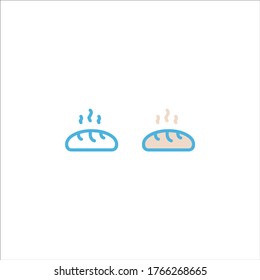 bread icon flat vector logo design trendy illustration signage symbol graphic simple