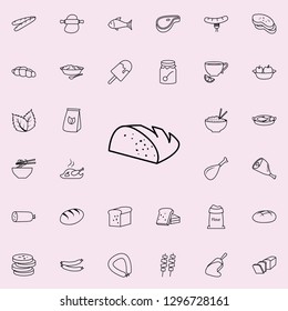 bread icon. Food icons universal set for web and mobile