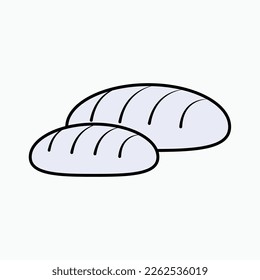 Bread Icon. Food, Meal. Feed Symbol.