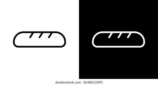 Bread icon Graphic vector set for ui design