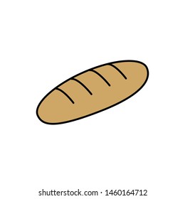 bread icon, illustration design template
