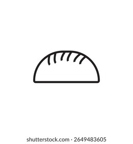 ícone pão ilustração elemento design