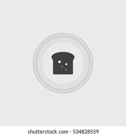 bread icon illustration isolated vector sign symbol