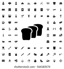 bread icon illustration isolated vector sign symbol