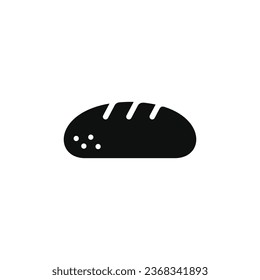 Bread icon isolated on white background