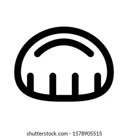 bread icon isolated sign symbol vector illustration - high quality black style vector icons
