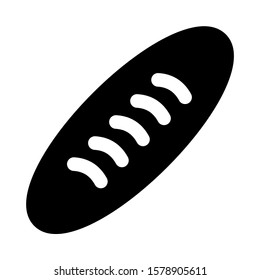 bread icon isolated sign symbol vector illustration - high quality black style vector icons
