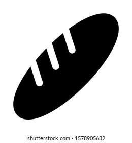 bread icon isolated sign symbol vector illustration - high quality black style vector icons
