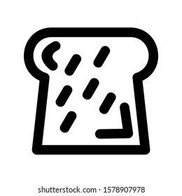 bread icon isolated sign symbol vector illustration - high quality black style vector icons
