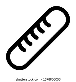 bread icon isolated sign symbol vector illustration - high quality black style vector icons
