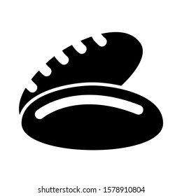 bread icon isolated sign symbol vector illustration - high quality black style vector icons

