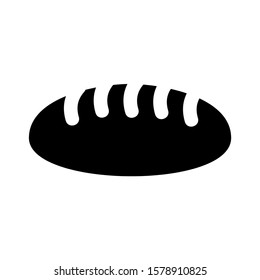 bread icon isolated sign symbol vector illustration - high quality black style vector icons
