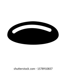 bread icon isolated sign symbol vector illustration - high quality black style vector icons
