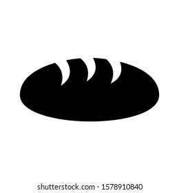 bread icon isolated sign symbol vector illustration - high quality black style vector icons
