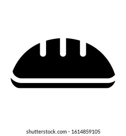bread icon isolated sign symbol vector illustration - high quality black style vector icons
