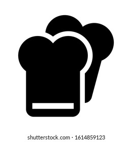 bread icon isolated sign symbol vector illustration - high quality black style vector icons
