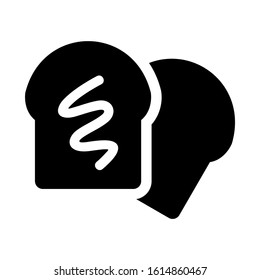 bread icon isolated sign symbol vector illustration - high quality black style vector icons

