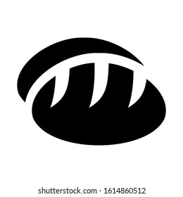 bread icon isolated sign symbol vector illustration - high quality black style vector icons
