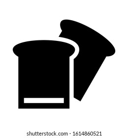 bread icon isolated sign symbol vector illustration - high quality black style vector icons
