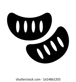 bread icon isolated sign symbol vector illustration - high quality black style vector icons
