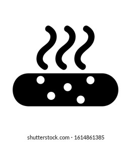 bread icon isolated sign symbol vector illustration - high quality black style vector icons
